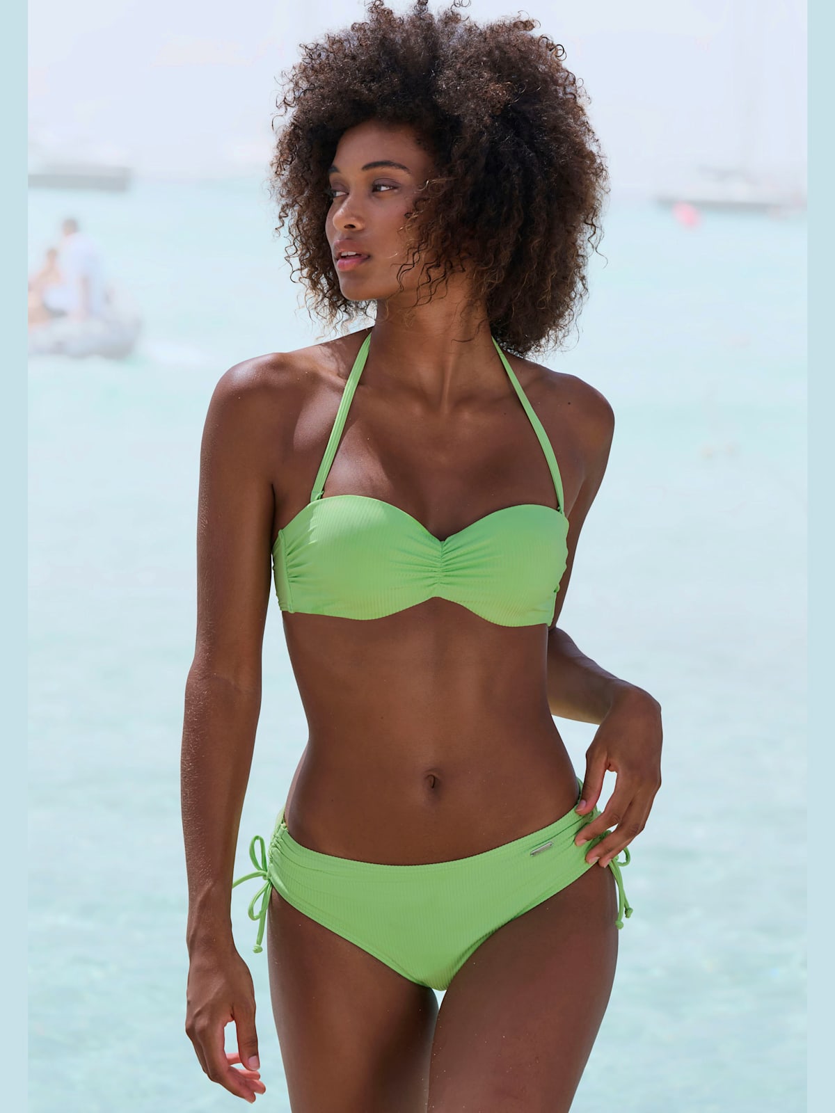Bas de maillot de bain coloris uni tendance - Venice Beach - Modalova