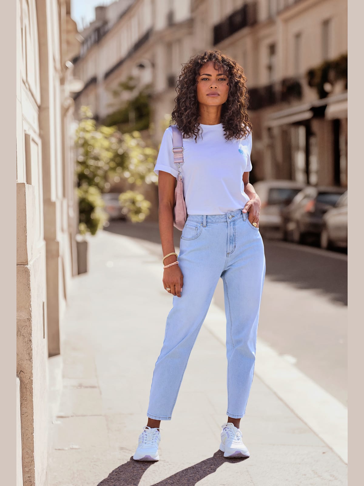T-shirt encolure ronde - - LASCANA - Modalova
