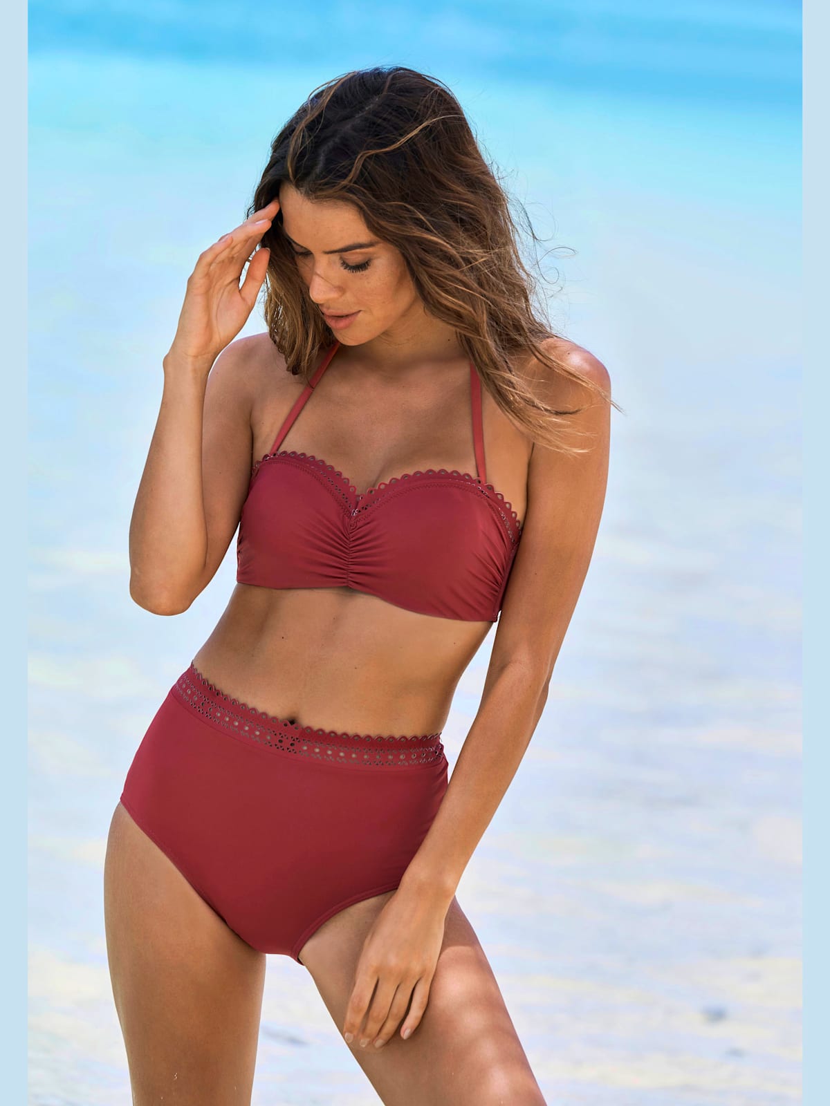Bas de maillot de bain bord découpé au laser tendance - s.Oliver - Modalova