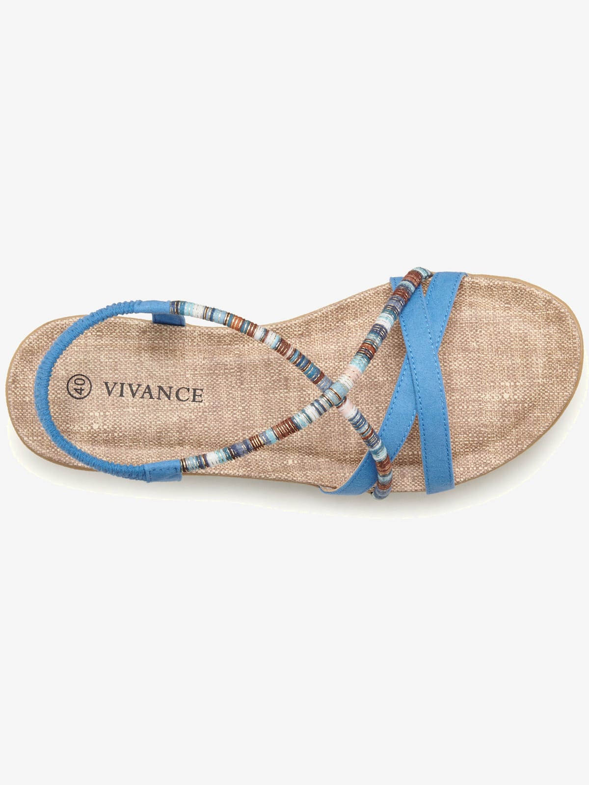 Sandales avec brides raffinées et éléments décoratifs - Vivance - Modalova
