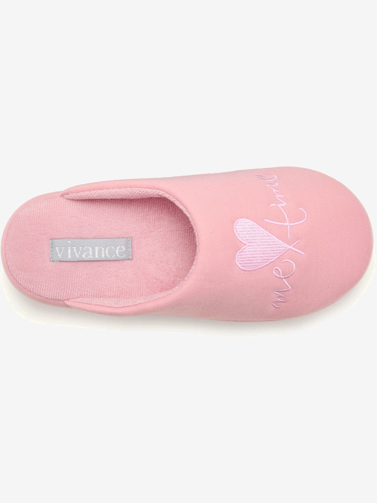Chaussons avec inscription fantaisie - Vivance - Modalova