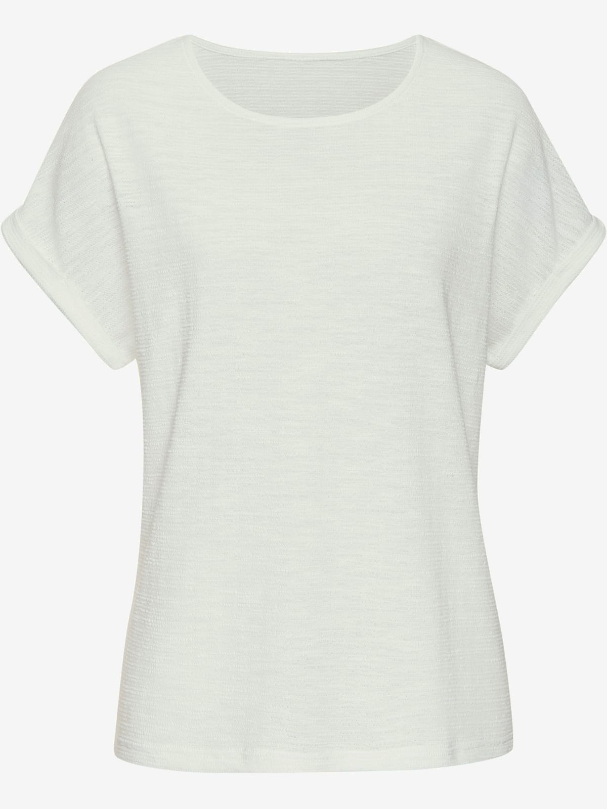 T-shirt matière structurée douce et peu froissable - Vivance - Modalova