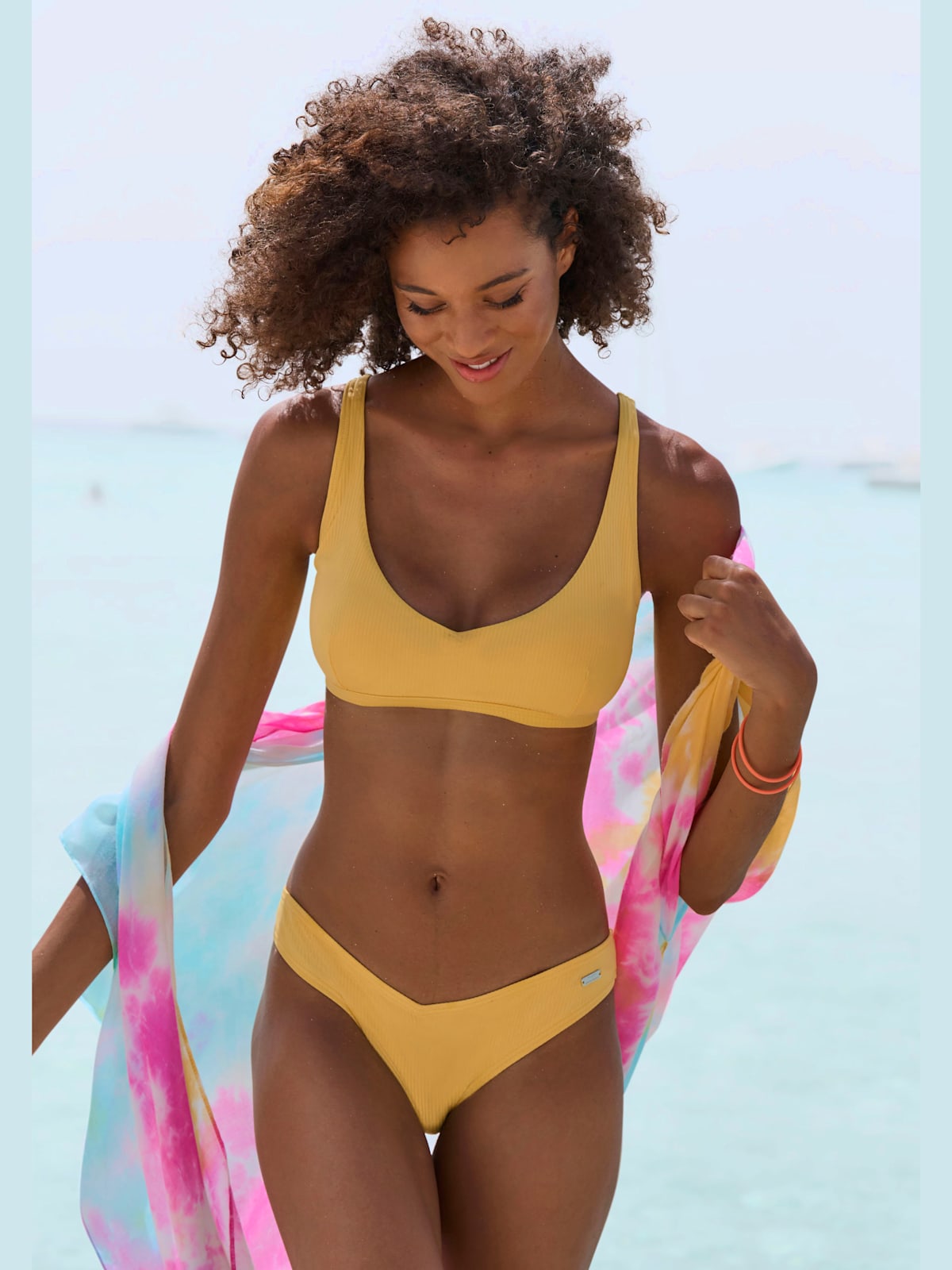 Bas de maillot de bain coloris uni tendance - Venice Beach - Modalova