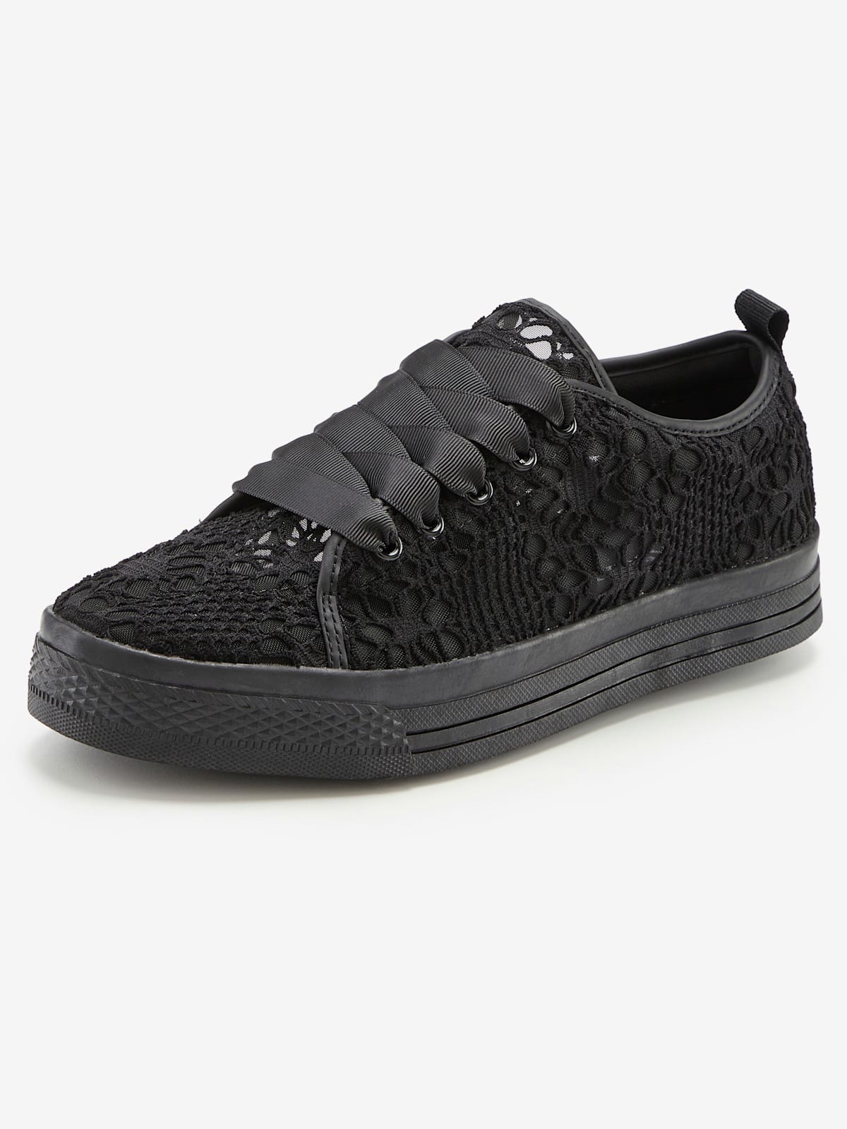 Baskets sneakers avec dentelle tendance et semelle compensée légère - LASCANA - Modalova