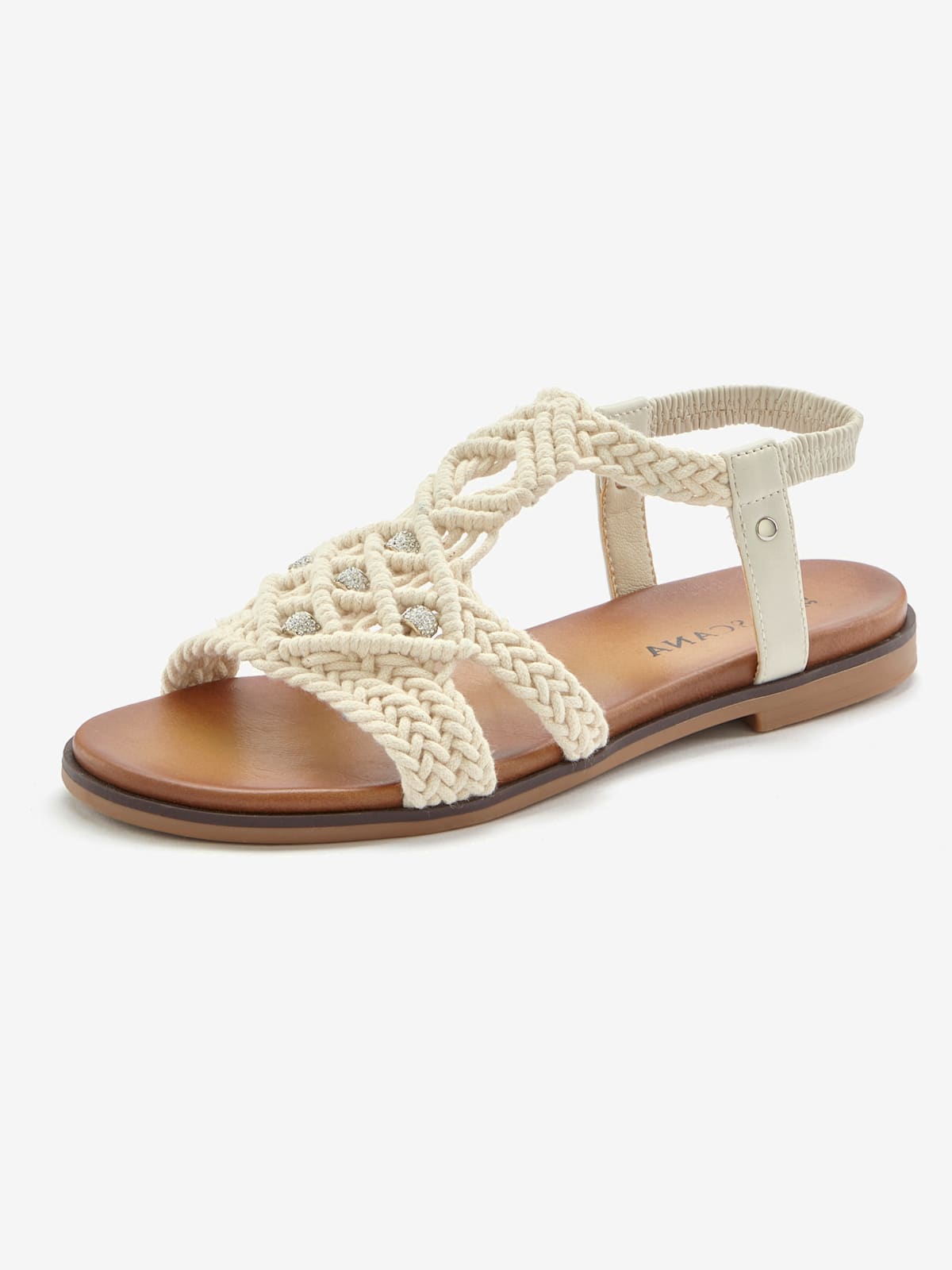 Sandales chaussures en textile, chaussures en tissu : textile doux et souple - LASCANA - Modalova