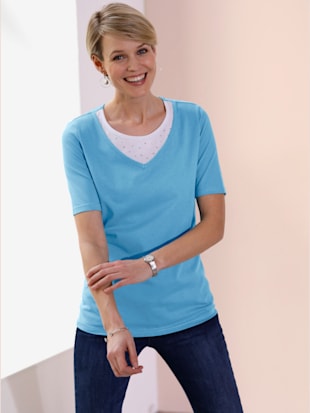 T-shirt à manches courtes aspect 2 en 1 tendance - Witt - Modalova