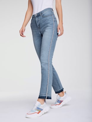 Jean push-up coupe droite - Rick Cardona - Bleu Délavé