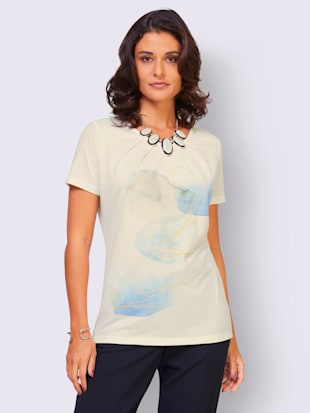 T-shirt imprimé - Creation L - Écru Imprimé