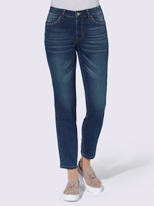 Jean push-up effet « push-up » pour un joli fessier - - Bleu Délavé