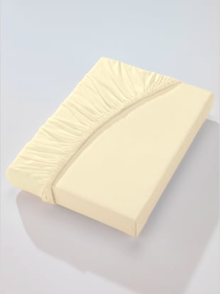 Drap-housse très extensible - wäschepur - Couleur Ivoire