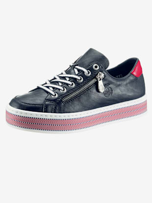 Chaussures à lacets largeur f* - Rieker - Marine