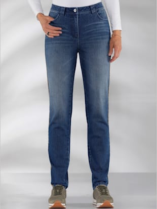 Jean qualité coton - - Bleu Délavé