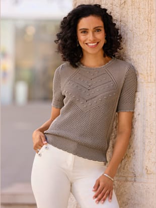 Pull ajouré pur coton - Witt - Modalova