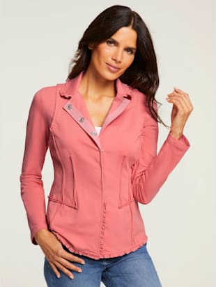 Blazer en jersey look décontracté tendance - Linea Tesini - Framboise