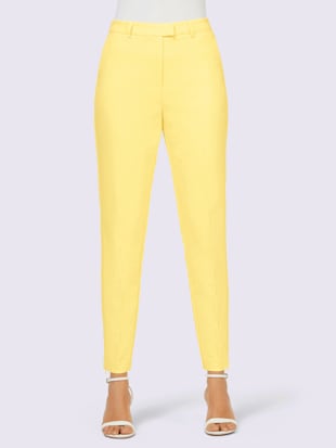 Pantalon forme courte tendance - Creation L - Citron
