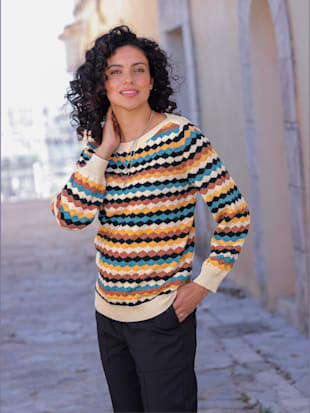 Pull à manches longues allure tendance - Witt - Modalova