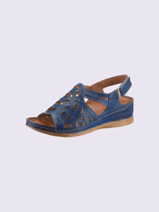 Sandales largeur g* - Gemini - Bleu Moyen