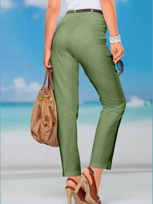 Jean à ceinture élastique chevilles fendues - Witt - Modalova