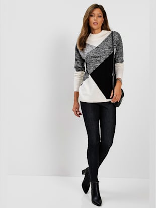 Pull à col montant 50% coton - Witt - Modalova
