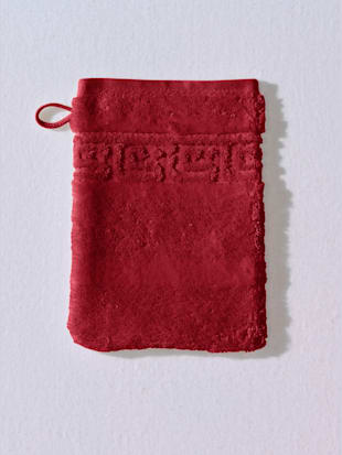 serviette qualité luxe - cawö - rouge cerise