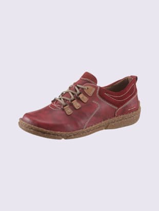 Chaussures à lacets largeur g* - Josef Seibel - Rouge
