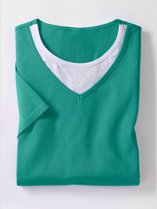 T-shirt à manches courtes aspect 2 en 1 tendance - Witt - Modalova