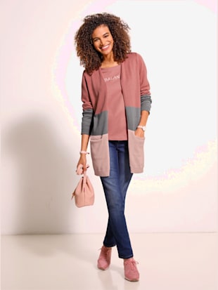 T-shirt à manches longues pur coton - Collection L - Bois De Rose