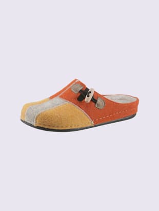 Pantoufles largeur h* - Dr. Feet - Orange