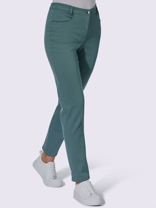 Jean à ceinture élastique chevilles fendues - Witt - Modalova