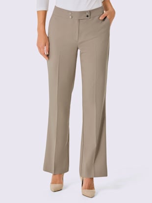 Pantalon+plisse+63%25+lyocell+(tencel)+-+CREATION+L+PREMIUM+-+beige