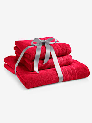 serviette - wäschepur - rouge