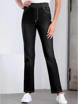 Jean tendance ventre plat ceinture élastique - Witt - Modalova
