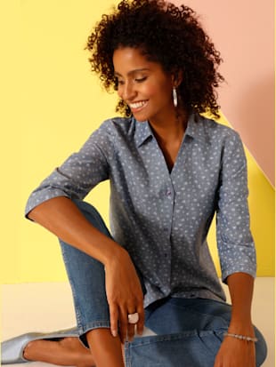 Chemisier en jean aspect jean tendance - Witt - Modalova
