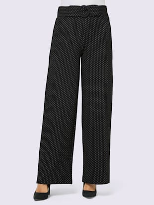 Pantalon qualité jersey très confortable - Creation L - Noir