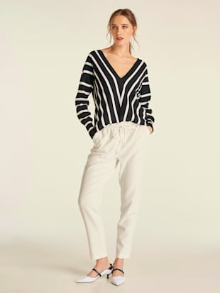 Pull - Rick Cardona - Noir-blanc Cassé