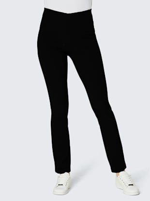 Pantalon lyocell 76% lyocell - Stehmann Comfort line - Noir