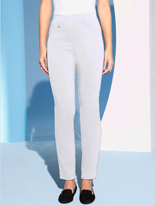 Pantalon ultra-confortable coupe élégante - Creation L - Blanc