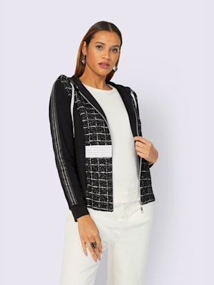 Veste légère mélange de matières tendance - Creation L - Modalova