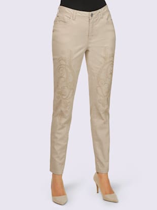 Jean 96% coton - Creation L - Sable