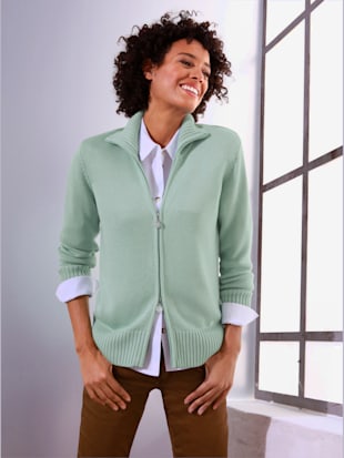 Veste en tricot, viscose et lyocell mélange de lyocell et de viscose de qualité - Creation L Premium