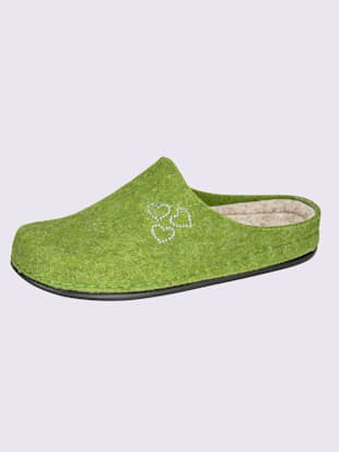 chaussons feutre de qualité -  - vert