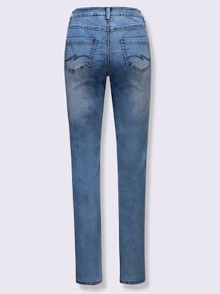 Jean coton extensible confortable - Collection L - Bleu Délavé