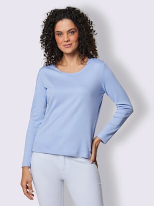 T-shirt 100% coton pima - Creation L Premium - Bleu