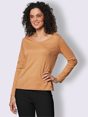 T-shirt 100% coton pima - Creation L Premium - Couleur Chamois