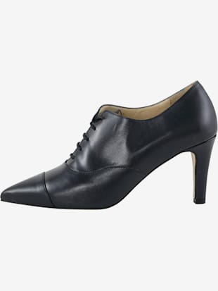 Trotteurs à lacets cuir nappa de chèvre - - Marine