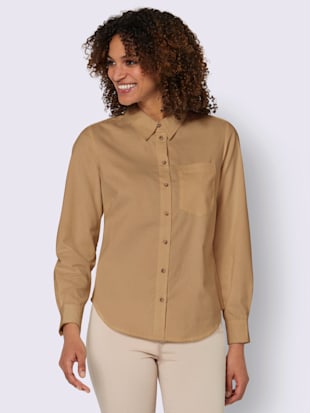 Chemisier pur coton - Collection L - Couleur Chamois