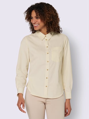 Chemisier pur coton - Collection L - Couleur Ivoire