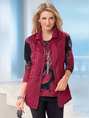 Gilet féminin sans manches avec col à revers - Witt - Modalova