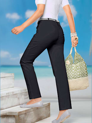Jean à ceinture élastique chevilles fendues - Witt - Modalova
