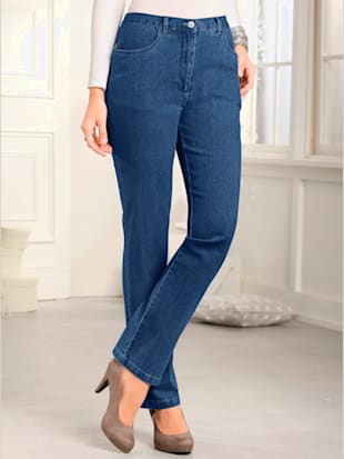 Jean à ceinture élastique chevilles fendues - Witt - Modalova